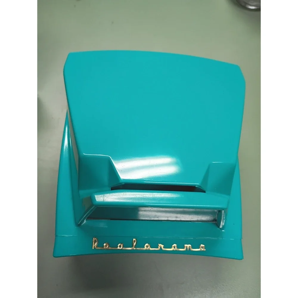 Vintage Realist Realorama 2001 Slide Viewer Turquoise 35mm Superslides with Box